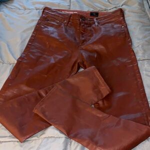 AG leather look jeans size 27 R